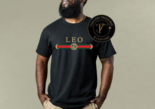 Leo King For Men, Leo Zodiac Leo Birthday Shirt