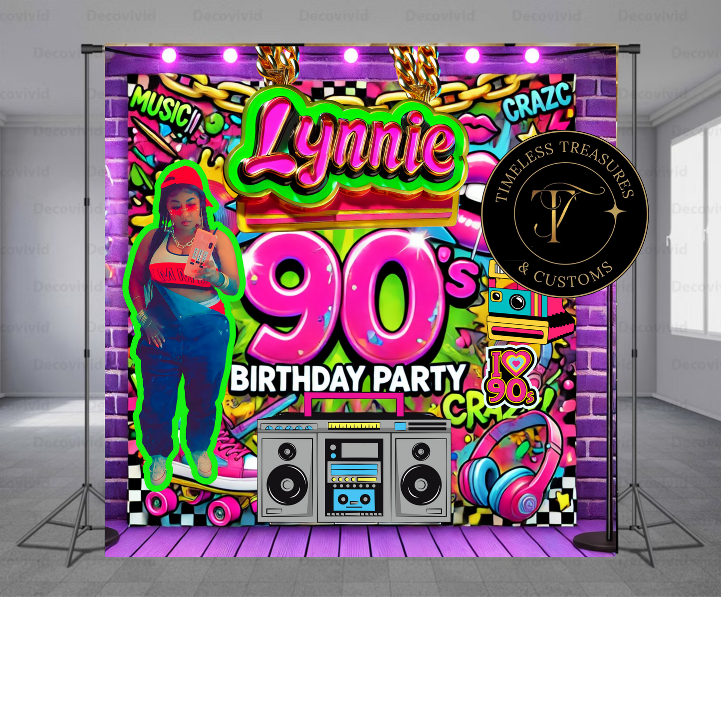 "Personalized Banner or Backdrop – Your Celebration, Your Style Free Shipping!"