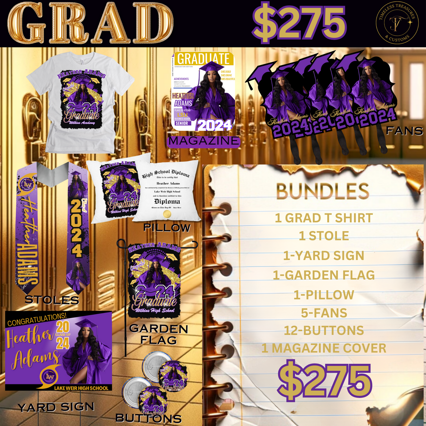 2024 Custom Grad Bundle