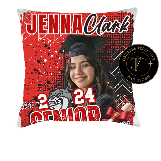 Graduate Personalized Photo Pillow