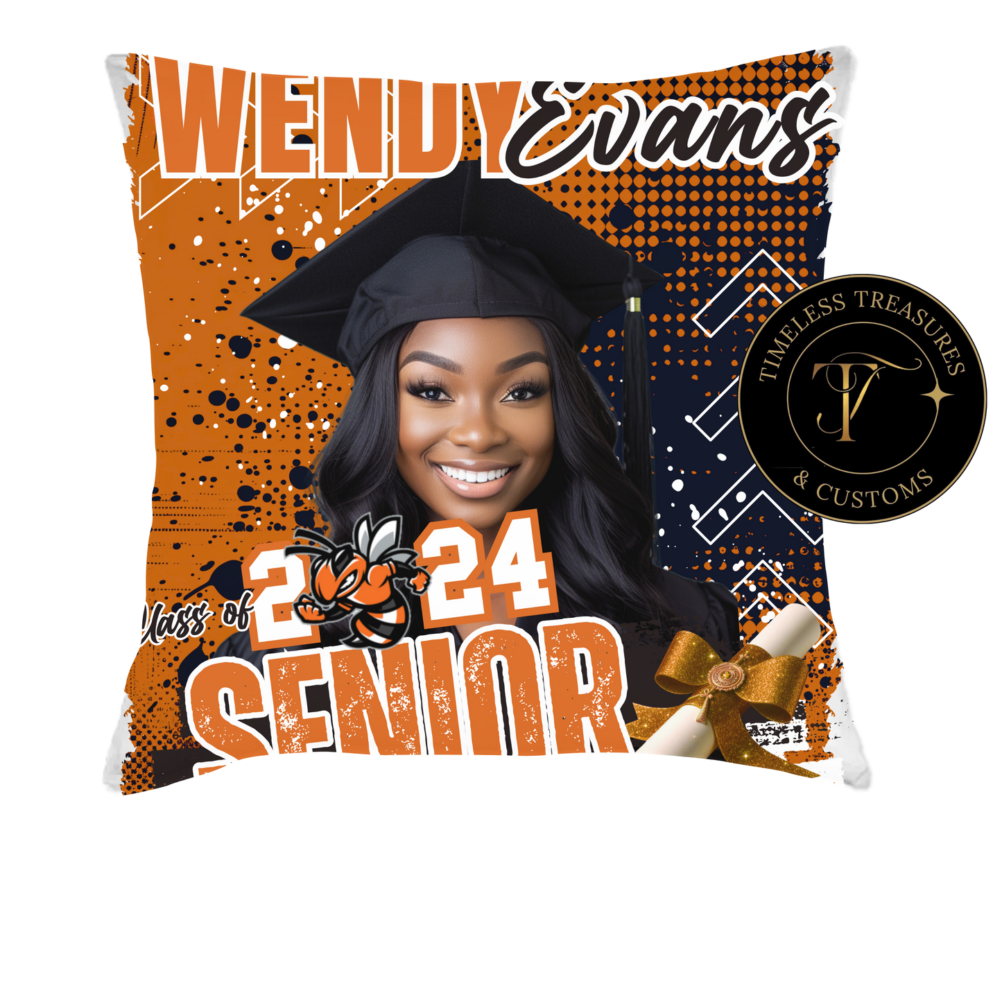 Graduate Personalized Photo Pillow