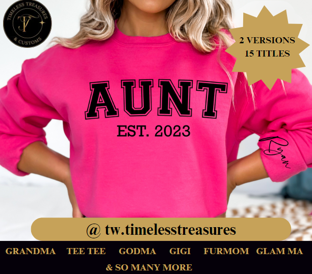 Personalized Mama Sweatshirt