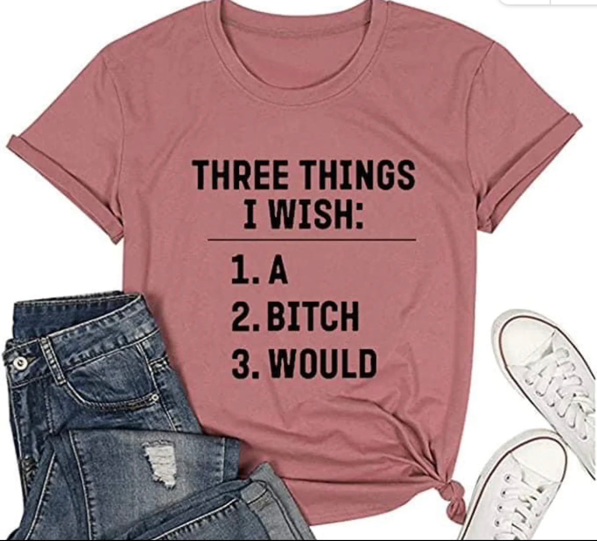 Three things I wish….