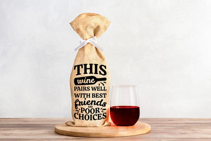 Eco-Chic Wine: Presenting Our Stylish Jute Bag