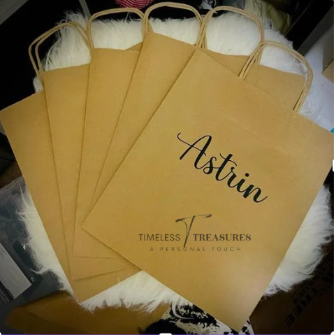 Basic Custom Party Bags – Personalized with Any Name
