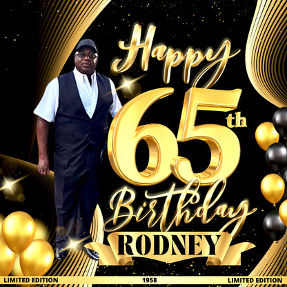 "Personalized Banner or Backdrop – Your Celebration, Your Style Free Shipping!"