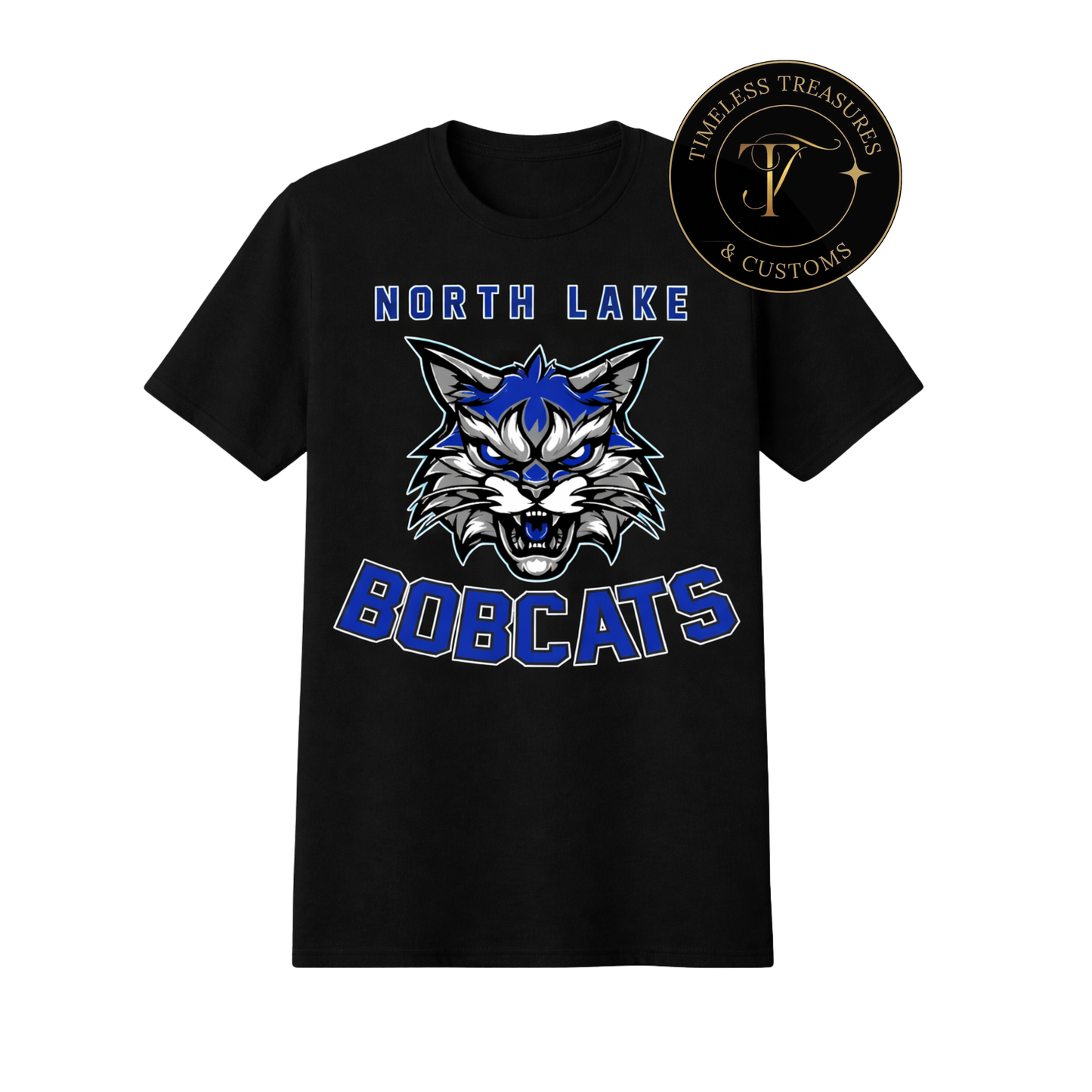 North Lake Bobcats Classic Logo Tee