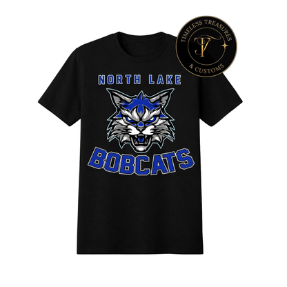 North Lake Bobcats Classic Logo Tee
