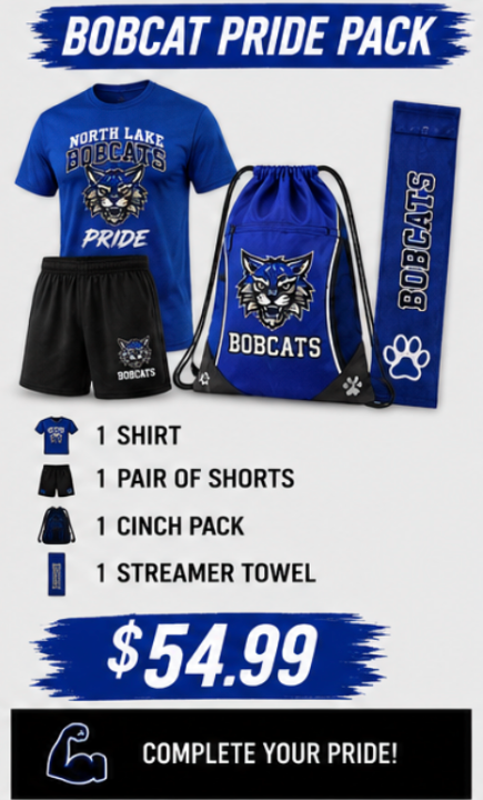 North Lake Bobcats Pride Pack