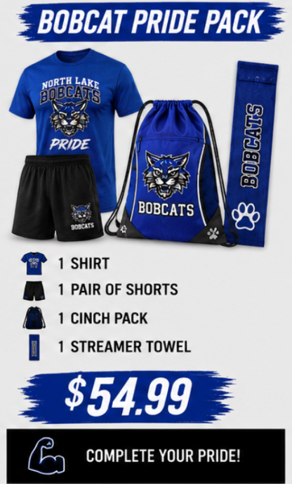 North Lake Bobcats Pride Pack