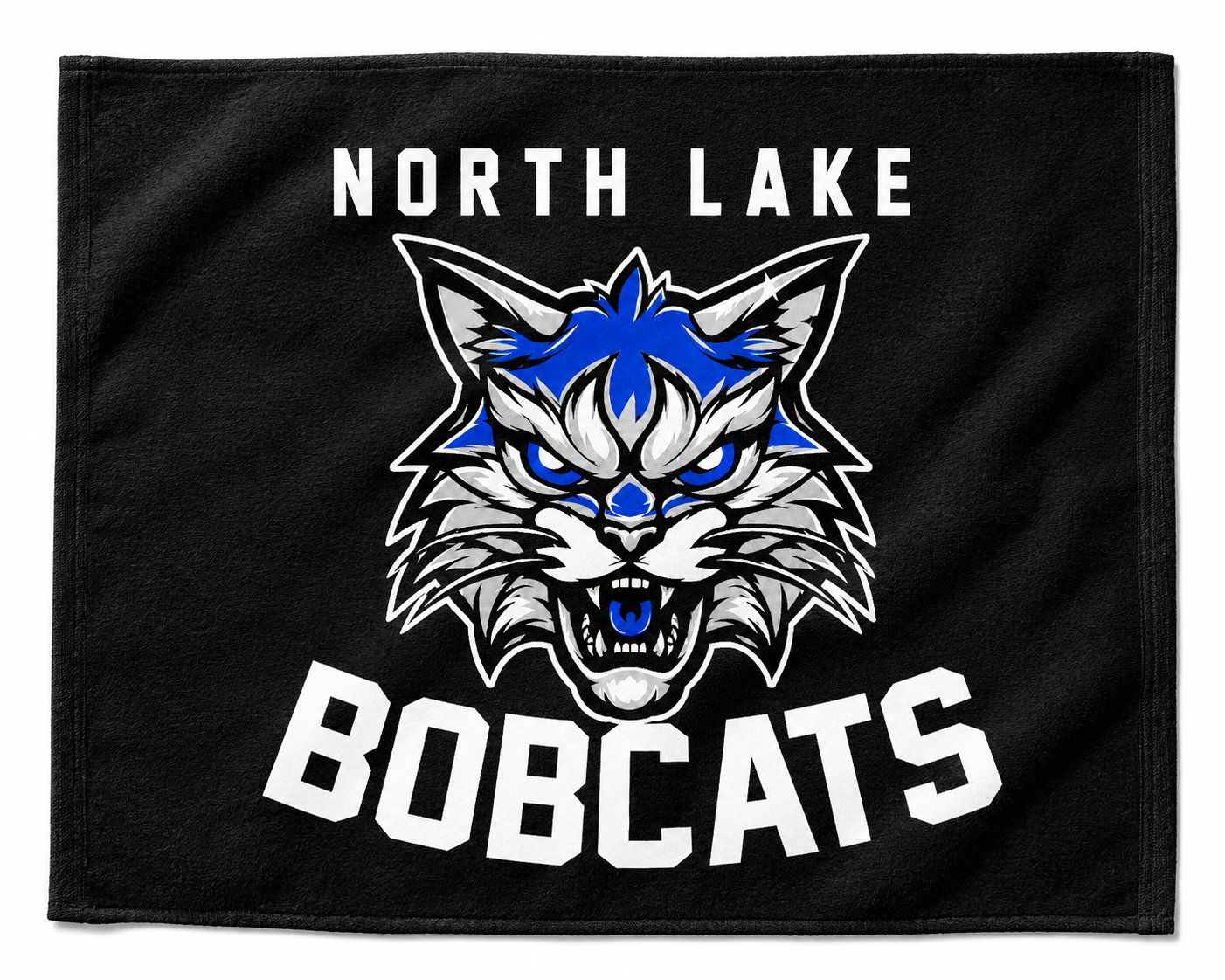 North Lake Bobcats Rally Towel | Custom Game Day Spirit Towel | Personalized Player
