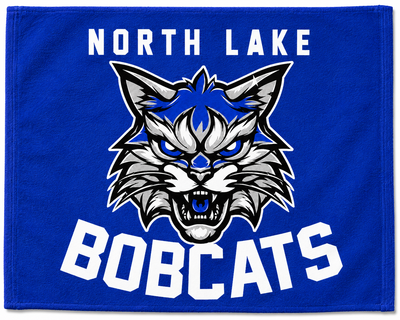 North Lake Bobcats Rally Towel | Custom Game Day Spirit Towel | Personalized Player