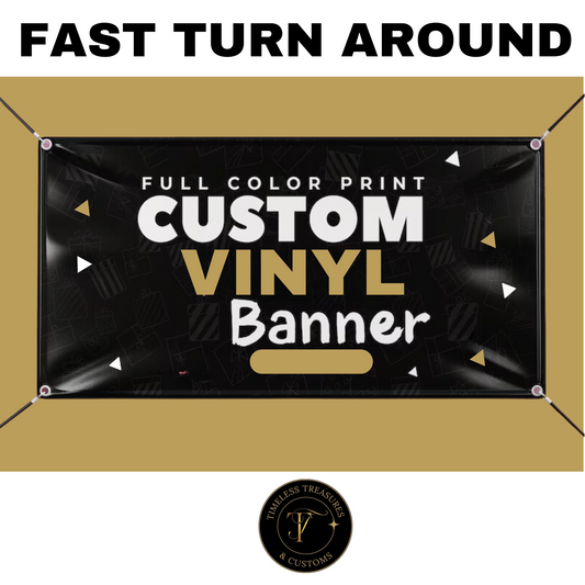 "Personalized Banner or Backdrop – Self Design