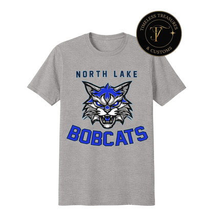 North Lake Bobcats Classic Logo Tee