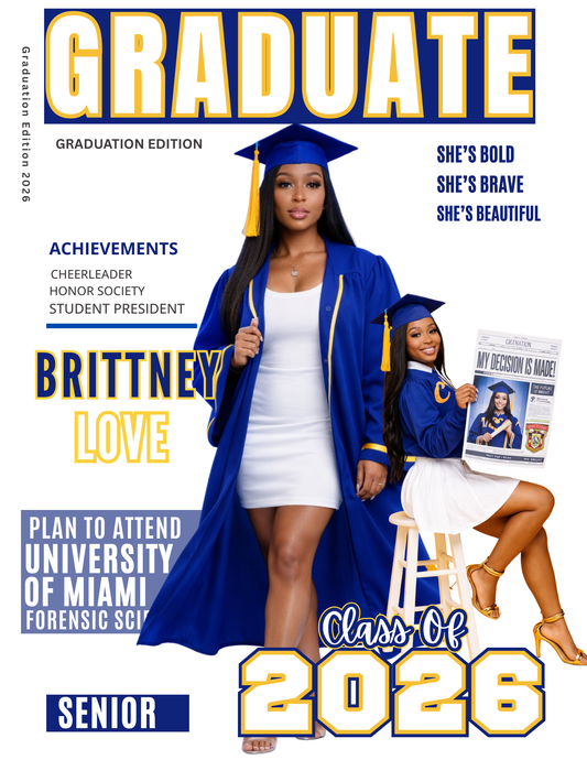 GRAD - Graduation Custom Magazine Cover