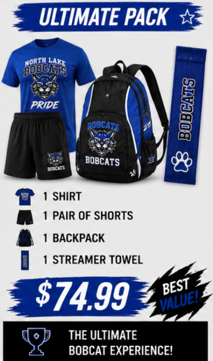 North Lake Bobcats Ultimate Pride Pack