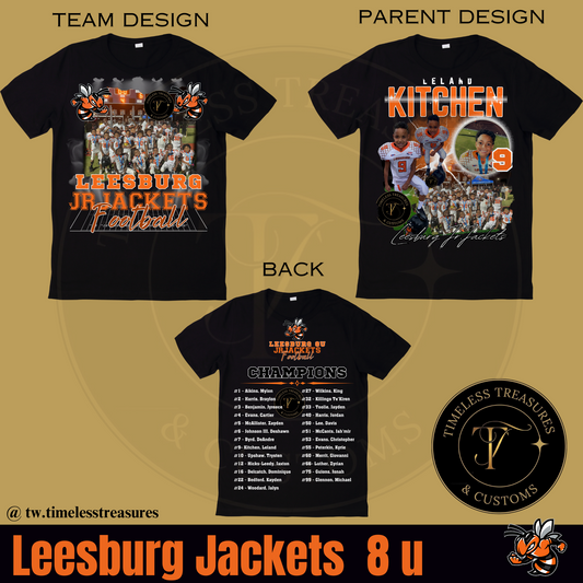 Custom Parent and Player Shirt Order