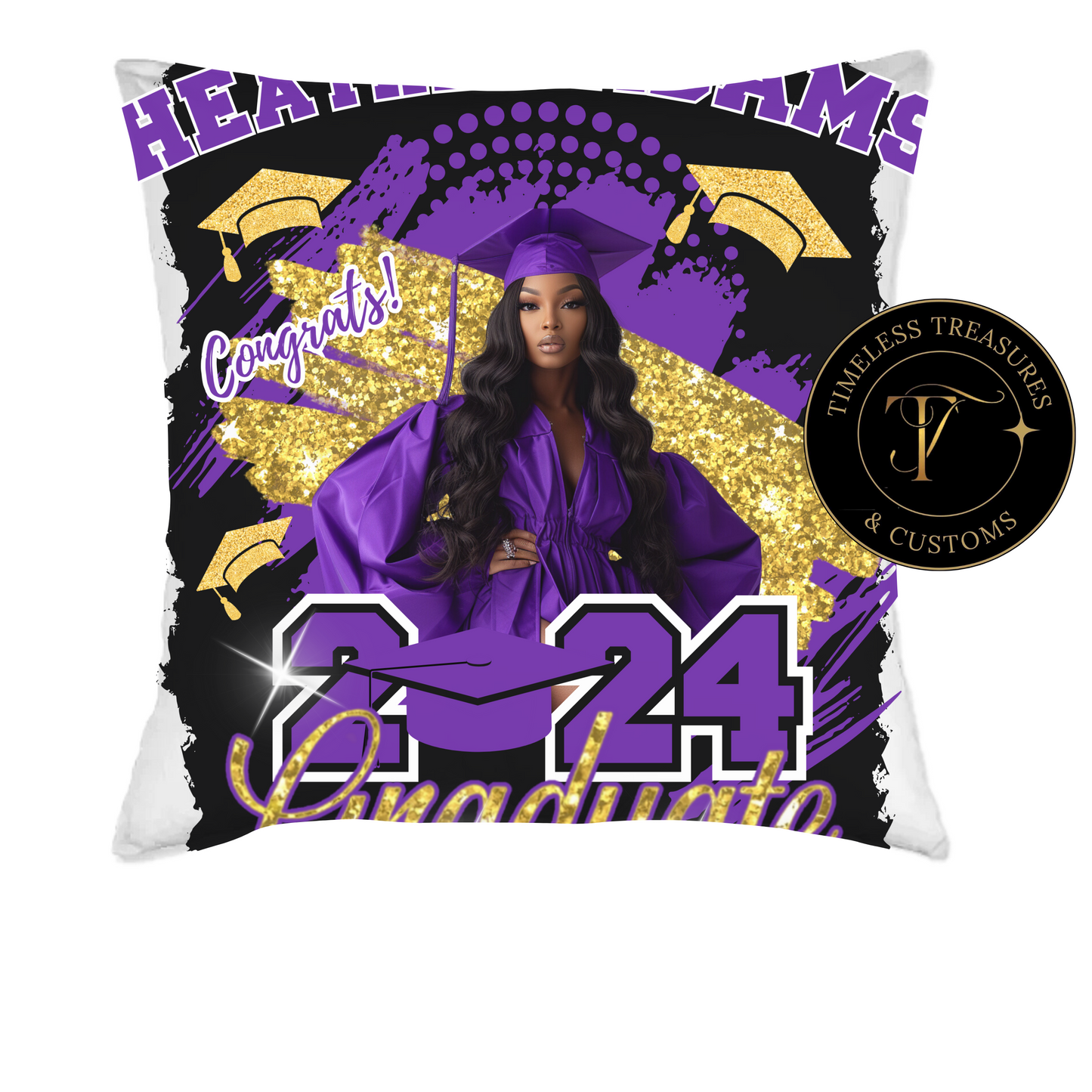 Graduate Personalized Photo Pillow