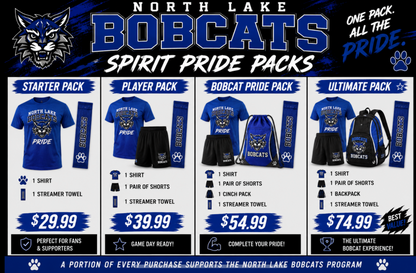 North Lake Bobcats Player Pride Pack