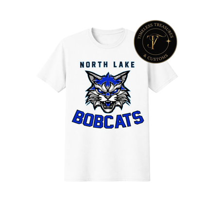 North Lake Bobcats Classic Logo Tee