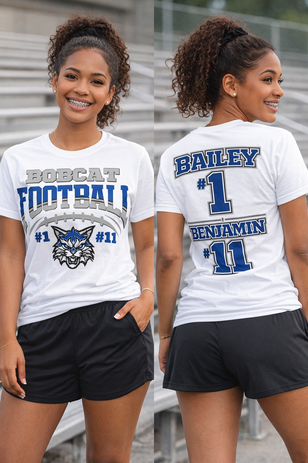North Lake Bobcats Football Mom-Dad /Back Custom