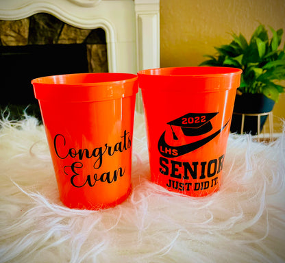 Personalized Stadium Cups