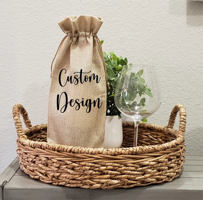 Eco-Chic Wine: Presenting Our Stylish Jute Bag