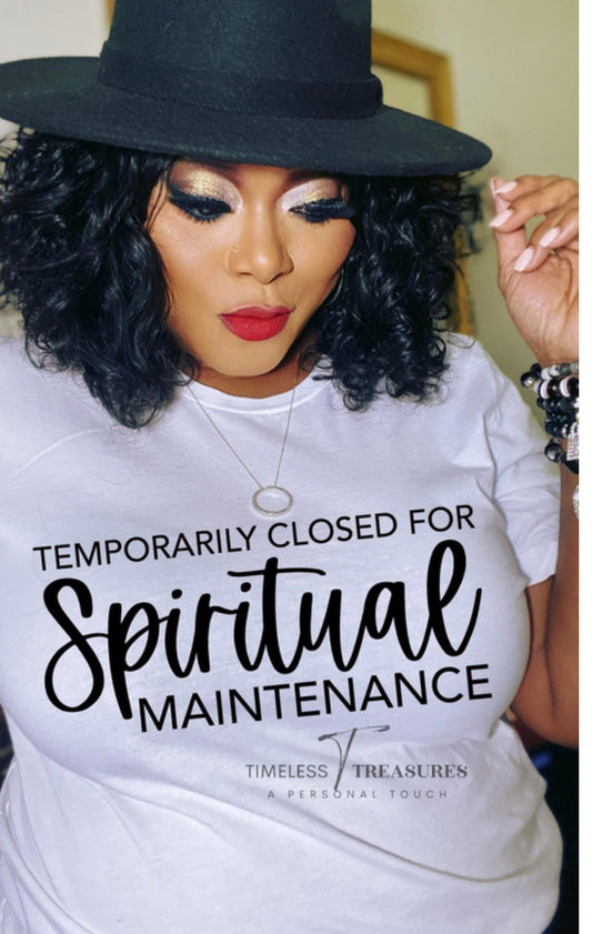 Temporarily closed for spiritual maintenance